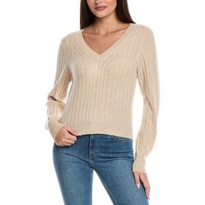 &Isla Womens  Luna Cashmere Sweater, Beige